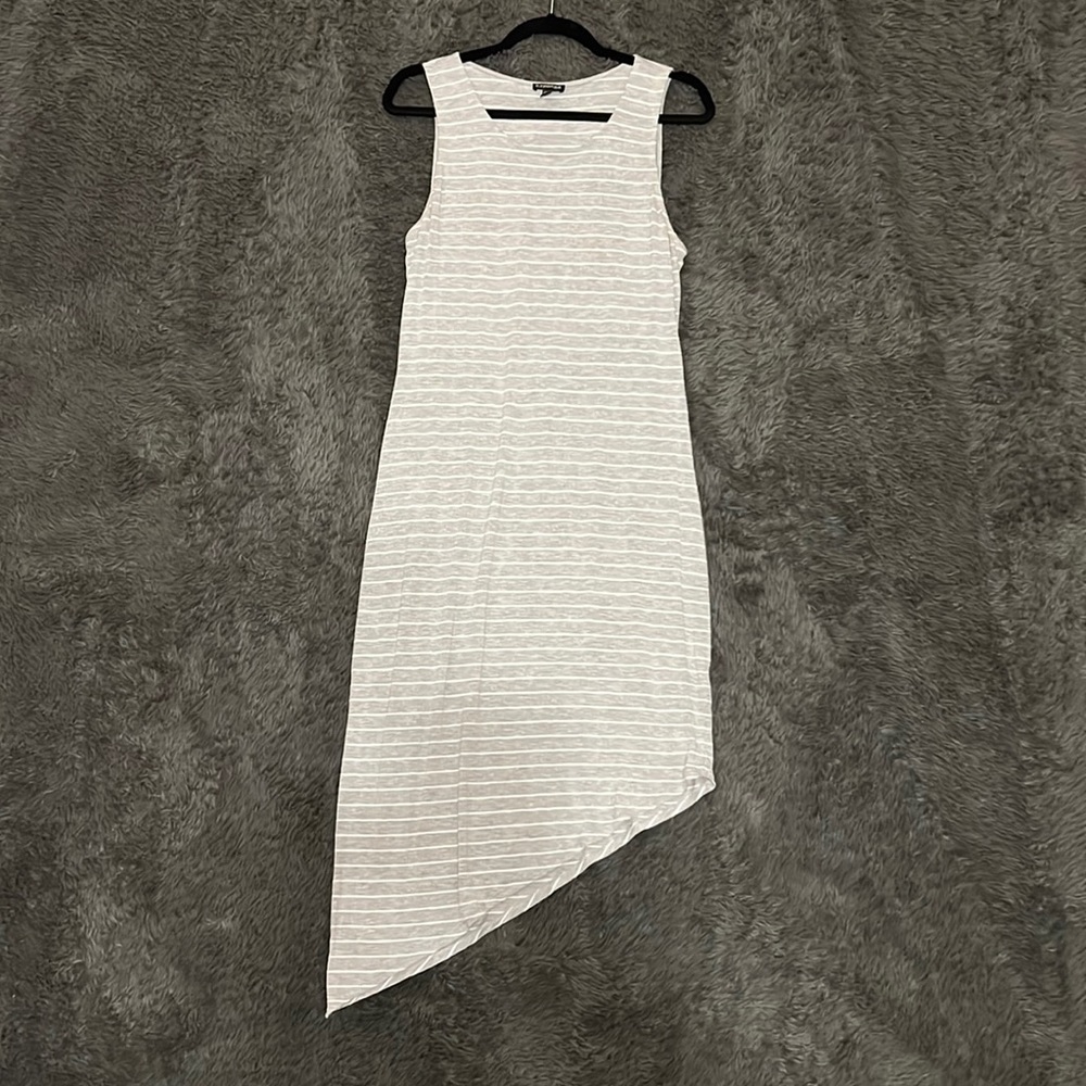 Express Asymmetrical Hem Midi Dress